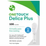 OneTouch Delica Plus Lancets, 33G, 100 Count
