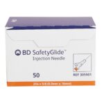 BD SafetyGlide Hypodermic Needle 25G x 5/8" Needle Length