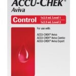 Accu-Chek Aviva Control Solution - High & Low Levels, 2 x 2.5mL