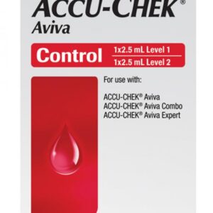 Accu-Chek Aviva Control Solution - High & Low Levels, 2 x 2.5mL