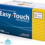EasyTouch Insulin Pen Needles, 31G x 3/16", 100 Count