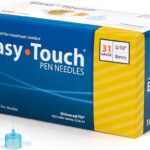 EasyTouch Insulin Pen Needles, 31G x 5/16", 100 Count
