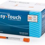 EasyTouch Insulin Syringe 30G x 1/2", 0.5cc, 100 Count