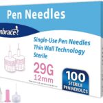 Embrace Pen Needles, 29G x 12.7mm, 100 Count