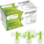Droplet Pen Needles, 32G x 4mm, 100 Count