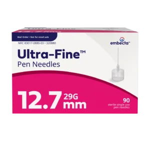 BD Embecta Ultra-Fine Pen Needles, 29G x 12.7mm, 90 Count