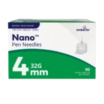 BD Embecta Ultra-Fine Nano Pen Needles, 32G x 4mm, 90 Count