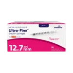 BD Embecta Ultra-Fine Insulin Syringe 30G x 1/2", 1.0cc, 90 Count