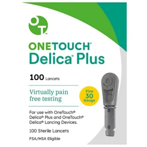 OneTouch Delica Plus Lancets, 30G, 100 Count