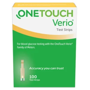 OneTouch Verio Blood Glucose Test Strips, 100 Count